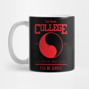 Tar Valon College Red Ajah Slogan and Symbol Mug